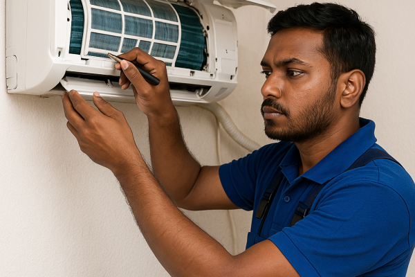 split ac repair imag